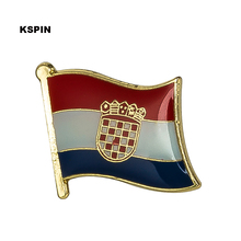 Croacia bandera pin con distintivo de solapa pin 100 Uds un broche de lote de iconos de KS-0095 2024 - compra barato