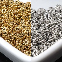 4mm 500Pcs Gold And silvery Alloy snowflake Spacer Beads Fit Jewelry Handmade HJ001X 2024 - buy cheap