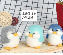 Pinguim adulto decoração criativa de lã agulha ponto de costura kit de lã agulha de feltro para decoração em feltro artesanato bordado faça você mesmo artesanato 2024 - compre barato