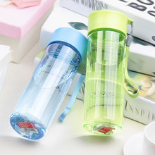 600ml Plastic Sports Water Bottle bpa free My Bottles with Tea Infuser Travel Camping Drinking Bottle Leak Proof 2024 - buy cheap