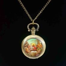 Blessed Virgin Mary Mother of Baby pocket watch Jesus Christ Christian pocket watch Catholic Religious Glass Tile pocket watch 2024 - buy cheap