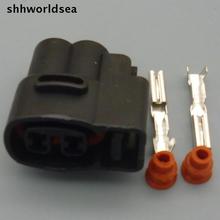 Shhworldsea-conector de bobina para ignição automotiva, 2 pinos, conexão automotiva, carcaça elétrica para kia cerato elano teou wind ruiou yuet cvvt 2024 - compre barato