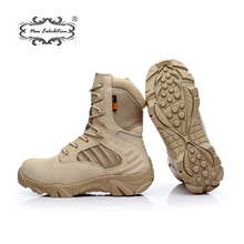 Nova exposição botas militares para trabalho, calçado masculino de marca para combate tático no deserto 2024 - compre barato