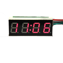 3 шт. светодиод Электронные часы Таблица DC 7-30 В 0.40 "LED Регулируемый Цифровой автомобиль электромобиль- транспортного электронные часы 2024 - купить недорого