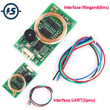 5V 13,56 MHz 125KHz ISO14443A двухчастотный Wiegand Reader RFID беспроводной модуль для IC/IDCard 2024 - купить недорого