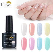 Ukiyo 10ml Translucent Color Jelly Gel Nail Polish Soak Off UV LED Nail Art Gel Lacquer Vernis Semi Permanent Hybrid Varnish 2024 - buy cheap