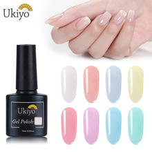 Ukiyo esmalte de unha em gel semipermanente, verniz com 10ml de cor translúcida e led uv para arte de unha em gel semipermanente 2024 - compre barato