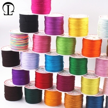 100yards/lot 2.5mm Chinese knot line 15 colors polyester thread for crocheting DIY Hand-woven bracelet bakers twine cloth belt 2024 - buy cheap