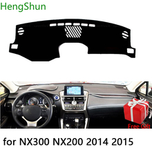 For lexus NX300 NX200 2014 2015 2016-2018 Car Styling Dash Mat Dashmat Dashboard Sticker Cover Sun Shade Dash Board Cover Carpet 2024 - buy cheap