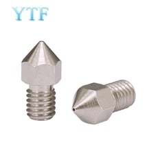 5pcs/lot MK8 V5 V6 Stainless Steel Nozzle 0.2mm 0.3mm 0.5mm 0.4mm 0.6mm 0.8mm M6 1.75mm Threaded Part 3D printer Part 2024 - buy cheap