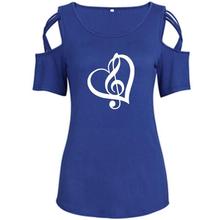 Женская футболка с открытыми плечами, Милая футболка с буквенным принтом в стиле Харадзюку, 2019 2024 - купить недорого