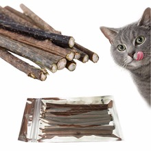 10/15/20pcs Pure Natural Catnip Pet Cat Toy Molar Toothpaste Branch Cleaning Teeth Silvervine Cat Snacks Sticks Pet Supplies 2024 - buy cheap