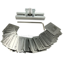 219pcs/lot BGA Reballing Stencil Kit Direct Heat  Stencils Jigs Holder for  Rework 2024 - купить недорого