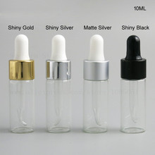 500 X Travel Empty Clear Amber Dropper Bottles Vials 10ml 15ml With Sharp Curve Pipette Essential Oil e liquid Bottle Container 2024 - buy cheap