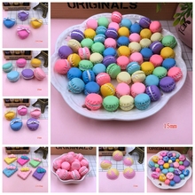 Mais vendido lindo macaroon de argila colorida kawaii para artesanato, decoração de telefone, álbum de recortes, diy 2024 - compre barato