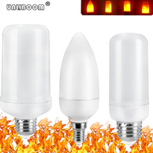 Led Fire Light Flickering Candle Flame Light E26 E27 B22 E14 E12 Creative Fire Bulb Realistic Led Flame Effect light bulb 2024 - buy cheap