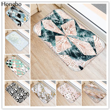 Hongbo-alfombra antideslizante para puerta, Felpudo con patrón de mármol y azulejo de cerámica, para exteriores, cocina, sala de estar, 40x60cm 2024 - compra barato