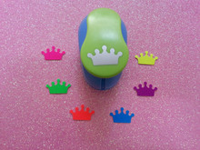 free shipping 1"(2.5cm)crown shape of  EVA foam punch craft punch  for greeting card handmade paper punch Scrapbook Handmade 2024 - buy cheap