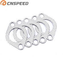 CNSPEED Aluminum 2.25 inch 56mm Car Engine Exhaust Gasket Downpipe Flange Universal Exhaust Pipe Gasket 5pcs/Lot 2024 - buy cheap