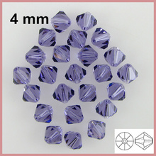 Free Shipping! 720pcs/Lot,  Chinese Top Quality 4mm Tanzanite Crystal Bicone Beads 2024 - buy cheap