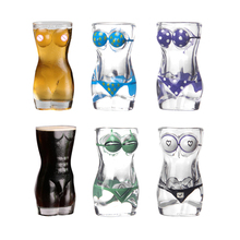 Sexy Lady Men Durable Glass Cup Kitchen Bar Nightclub Wine Glass Whiskey Glasses Wine Shot Glass Big Chest Beer Cup 30ml 700ml 2024 - buy cheap