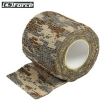 Military Tactical 1 Roll Camo Stretch Bandage Adhesive Elastic Paintball Camping Hunting Multifunctional Camouflage Tape (4.5M) 2024 - compra barato