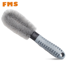 FMS Car Wheel Brush Gray Washing Soft Rubber Grip Brushes For Auto Detailing Supplies Car Cleaning Wash Brush Duster Accessories 2024 - buy cheap