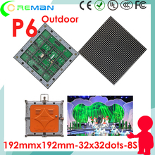 dot matrix p6 outdoor module rgb / outdoor advertising led board p6 full color high brightness led module smd3535 2024 - buy cheap