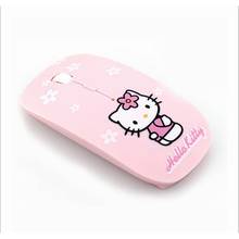 New Hello Kitty Wireless Mouse 2.4Ghz USB Computer Mouse Pink Game Mice 2024 - buy cheap