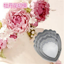 DIY peony flower stainless steel mold fondant baking tools Cookie Tools cake decoration tools Valentine's Day Easter 2024 - buy cheap