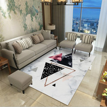Nordic Style Geometric Marble Pattern Carpets for Living Room decor Rug Bedroom Coffee Table Floor Mat Bedside Rectangle Blanket 2024 - buy cheap