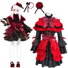Anime k cosplay trajes anna kushina cosplay traje gothic lolita vestidos halloween carnaval festa feminino cosplay traje 2024 - compre barato