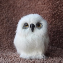 Mini white Simulation Owl Children Toys Teaching Props Simulation Owl Artificial Owl Gift Children Plush Toy 2024 - buy cheap