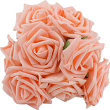 100 шт./лот 8 см искусственные цветы для свадьбы Роза вечерние невесты букет полиэтиленовый пенопласт поддельные розы DIY домашний декор розы 2024 - купить недорого