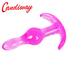 Anal beads Toys Real Skin Feeling Beginners Sex Products Butt Plug anal plug Jelly Sex Toys buttplug 2024 - buy cheap