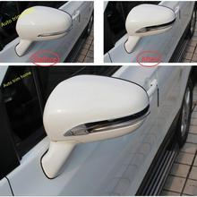 Lapetus Accessories Chrome Rearview Mirror Rubbing Stripe Trim / Protective Cover Kit Fit For Suzuki Sx4 s-cross 2014 - 2020 2024 - buy cheap