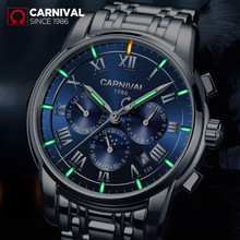 Luxury brand Tritium T25 luminous military watch auto mechanical men watches full steel waterproof clock montre moon phase reloj 2024 - buy cheap