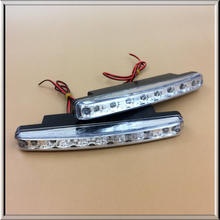 Super White 12V 8 LEDs Auto Car Daytime Running Lights 6000K Fog Lamps Car Driving Light Lamp #QH105 2024 - buy cheap
