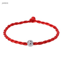 Brazaletes de cuerda roja Kabbalah para hombres y mujeres, 1 unidad, cuenta de la suerte, Budista Tibetano, joyería hecha a mano, joyería para parejas 2024 - compra barato