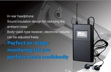 Takstar drive recepção única (incluindo fone de ouvido) receptor profissional sistema wireless original atacado 2024 - compre barato