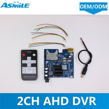 Asmilha-novo mini carro portátil ônibus, caixa preta, dvr, placa 2ch ahd com cvbs e ahd 5.0mp 2024 - compre barato