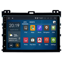 Leitor de dvd do carro de digitas 9 Polegada para o rádio estereofónico da navegação de gps de toyota prado lc120 2002-2009 de bluetooth com unidade principal do mapa aux 2024 - compre barato