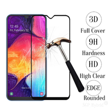 Защитное стекло для Samsung A50, закаленное стекло на SM Galaxy A50, A40, A30, A70, SamsungA A 50, 40, 30, A505F, защита экрана на A6 + A7 2024 - купить недорого