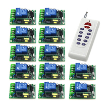 Ca 85v-250v 110v 30a código de aprendizado, sistema de interruptor com controle remoto sem fio 315mhz frequência para aplicativo de porta de garagem sku: 5495