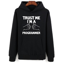 Hoodies Sweatshirts Trust Me I'm A Programmer  C C++ Java PHP Logo Print Pullover Warm Cotton Programmer Hoodie Sweatshirts 2024 - buy cheap