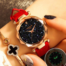 relojes mujer 2021 Luxury Brand Women Watches Rose Gold Starry Sky Watch Rhinestone Ladies Clock montre femme bayan kol saati 2024 - buy cheap