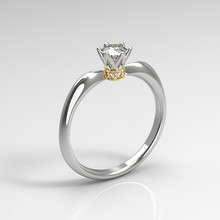 Anillos y joyas para boda para mujer, Color plata, corona de circonia cúbica de compromiso de cristal 2024 - compra barato