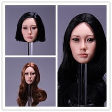 Custom 1/6 Scale Duckweed Asian Head Sculpt With Hair for TBLeague Phicen JIAOUL Doll Toy Hobbies 2024 - buy cheap