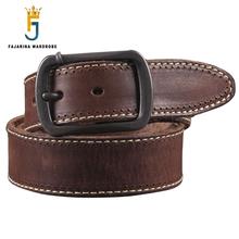 FAJARINA Quality Mens Pure Cowhide Men's Waist Belts Retro Leisure Genuine Leather Head Layer Belt Youth Belt for Men N17FJ087 2024 - buy cheap