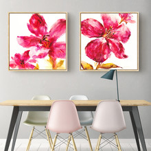 Watercolor Flower Poster Home Decor Nordic Canvas Painting Wall Art Picture Living Room Vivid Minimalist Art Decor Painting 2024 - buy cheap